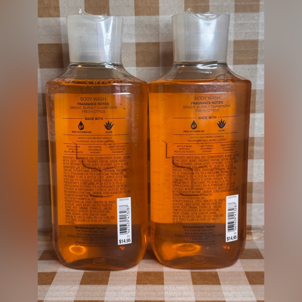 NEW B&BW 🌞(2)Sunshine Mimosa body wash, 10 fl Oz each - Picture 3 of 3